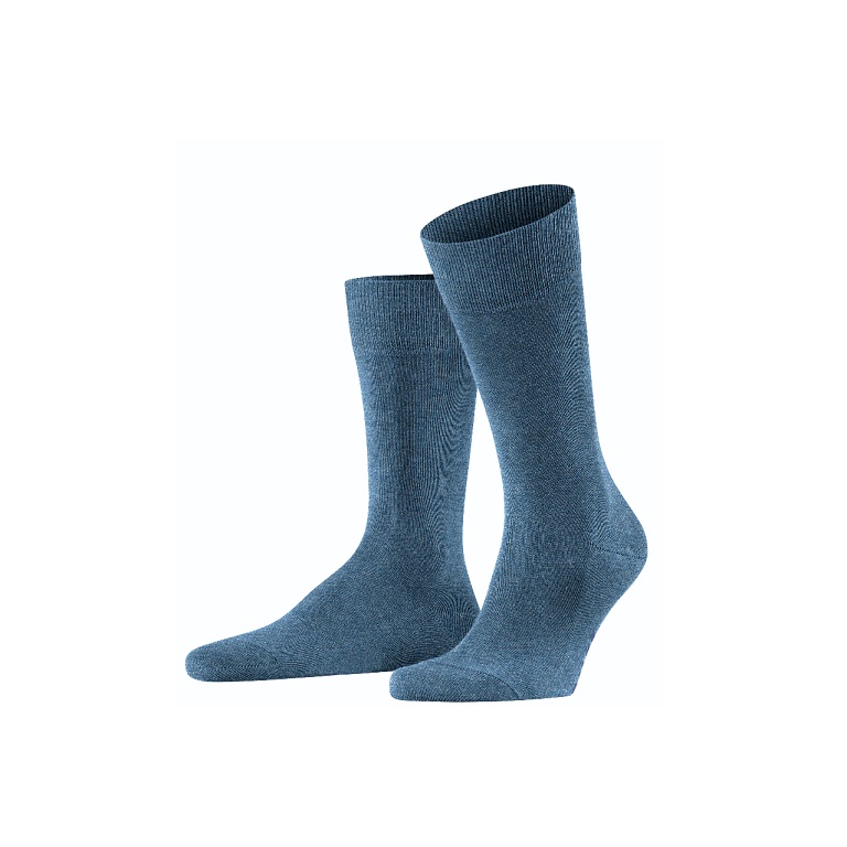 Falke Tagessocke Family New (nachhaltiger Baumwoll-Komfort) jeansblau Herren - 1 Paar